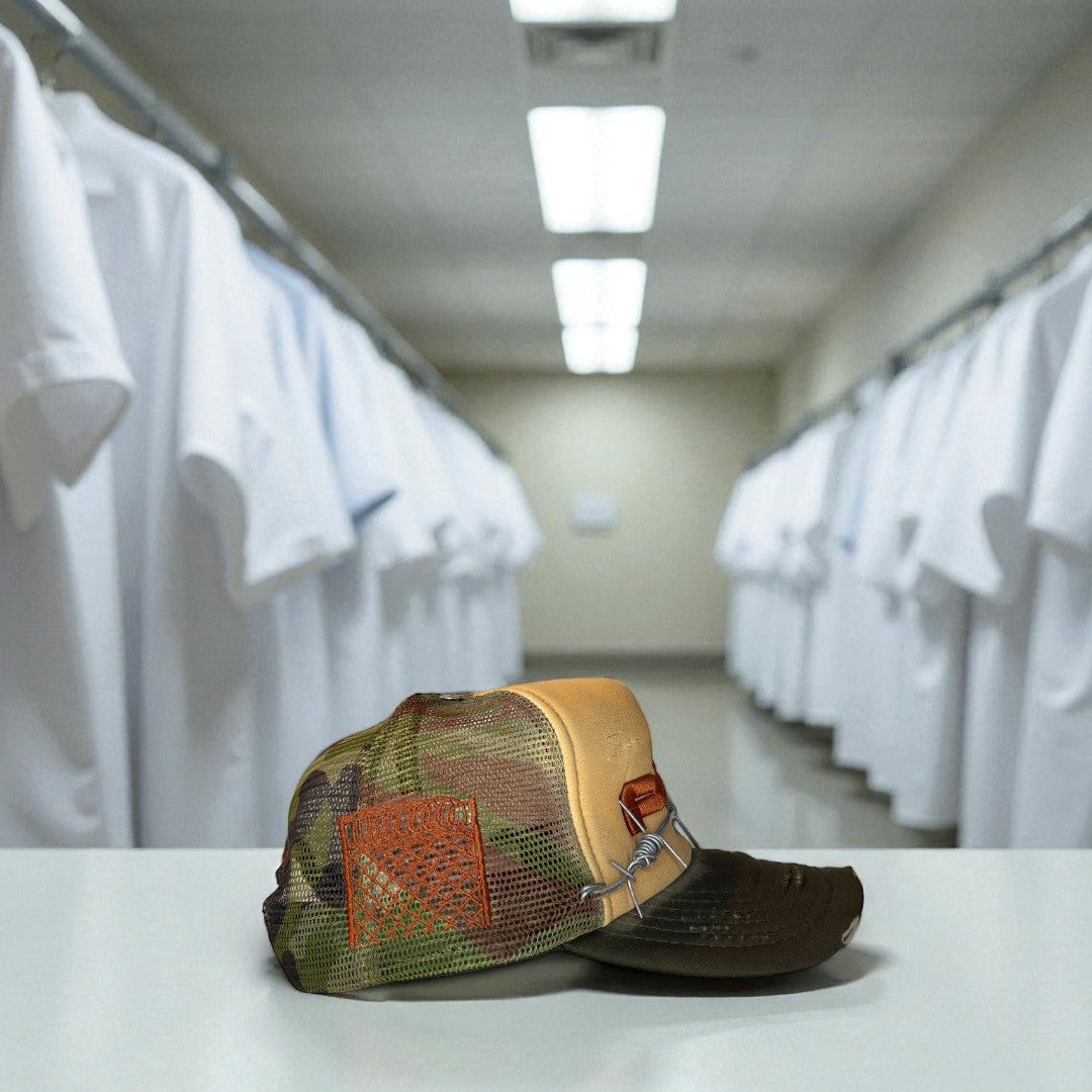 *100% Original* Palida Studios x Culto Trucker Hat - Dark Camo- Las de La Lagunilla 100% Originales